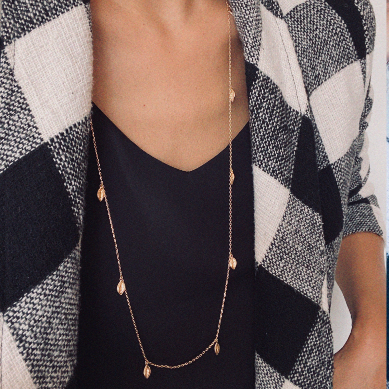 Thumbnail: Fall leaves necklace