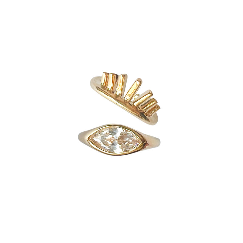 Thumbnail: Eyelashes  ringset
