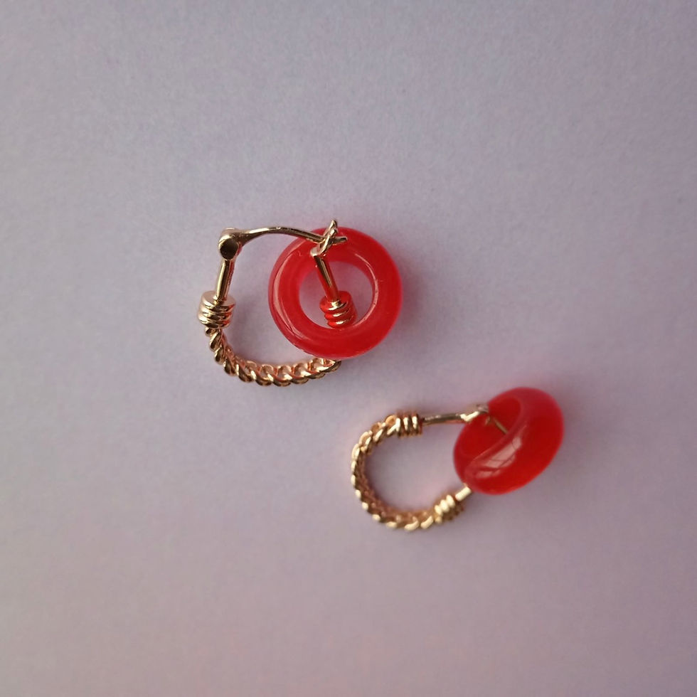 Thumbnail: Swing Earrings in Jadeite