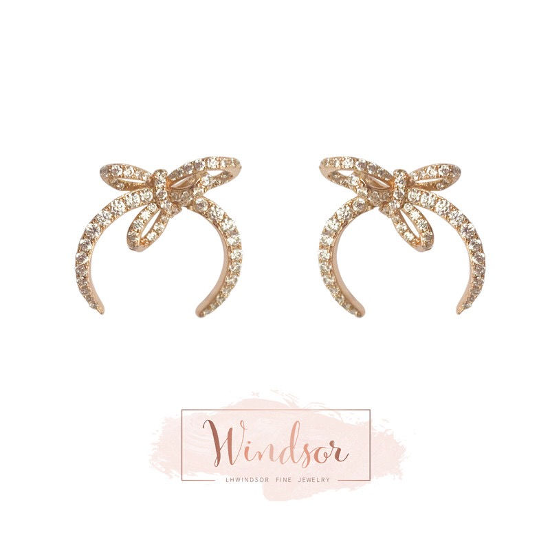 Bow earrings