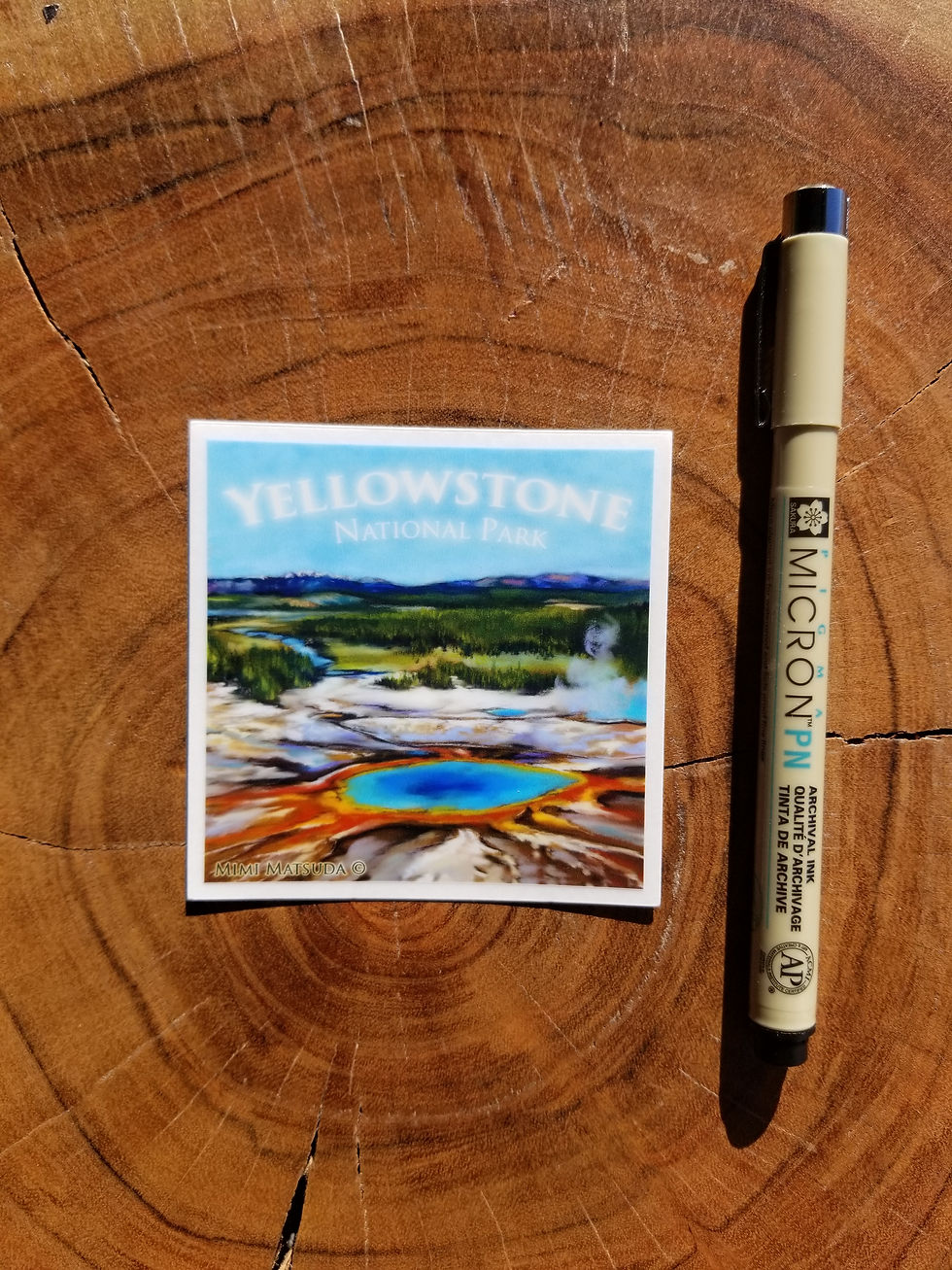 Thumbnail: Sticker - Yellowstone National Park