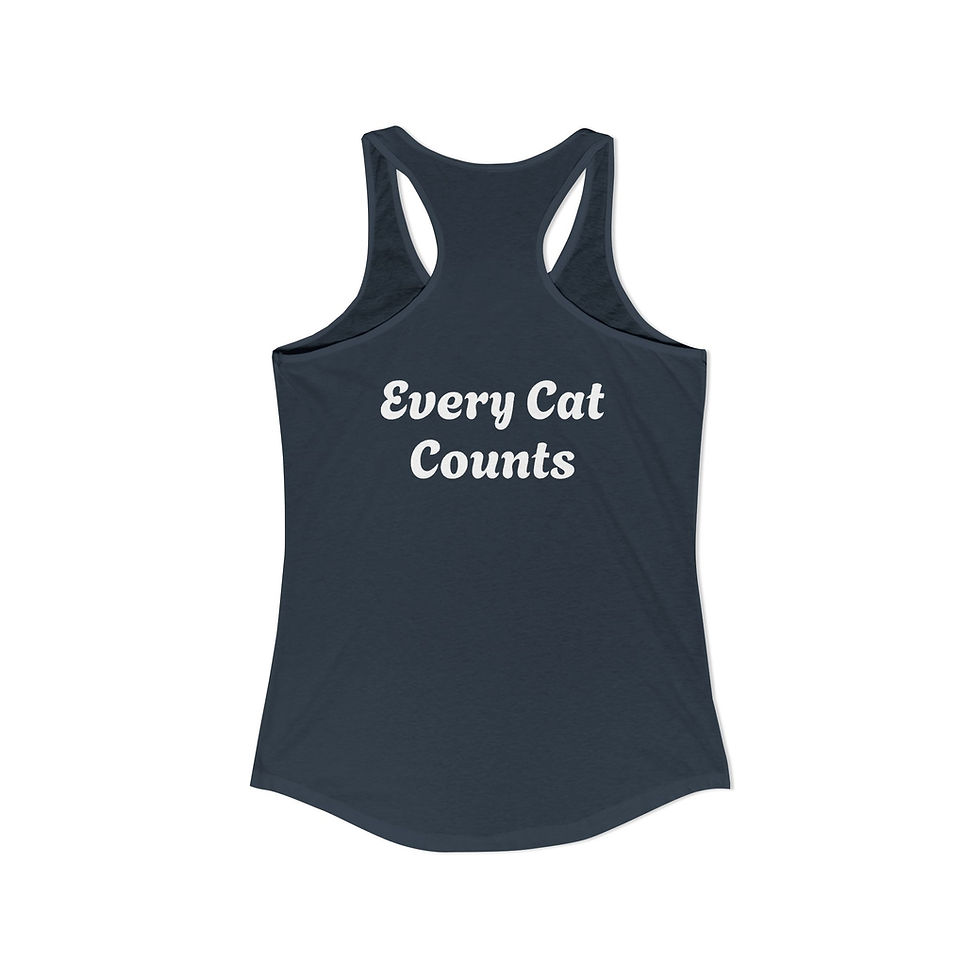 Thumbnail: Fat Cat Rescue Women’s Racerback Tank | Every Cat Counts