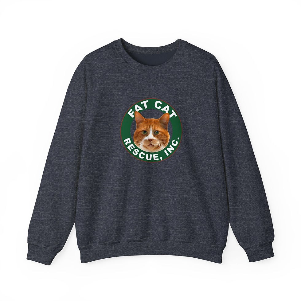 Thumbnail: Fat Cat Rescue Logo Crewneck Sweatshirt