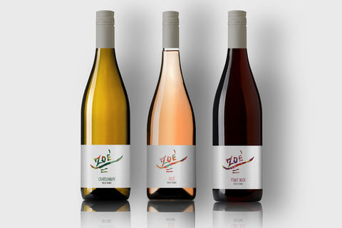 Maison Zoe logo and packaging design