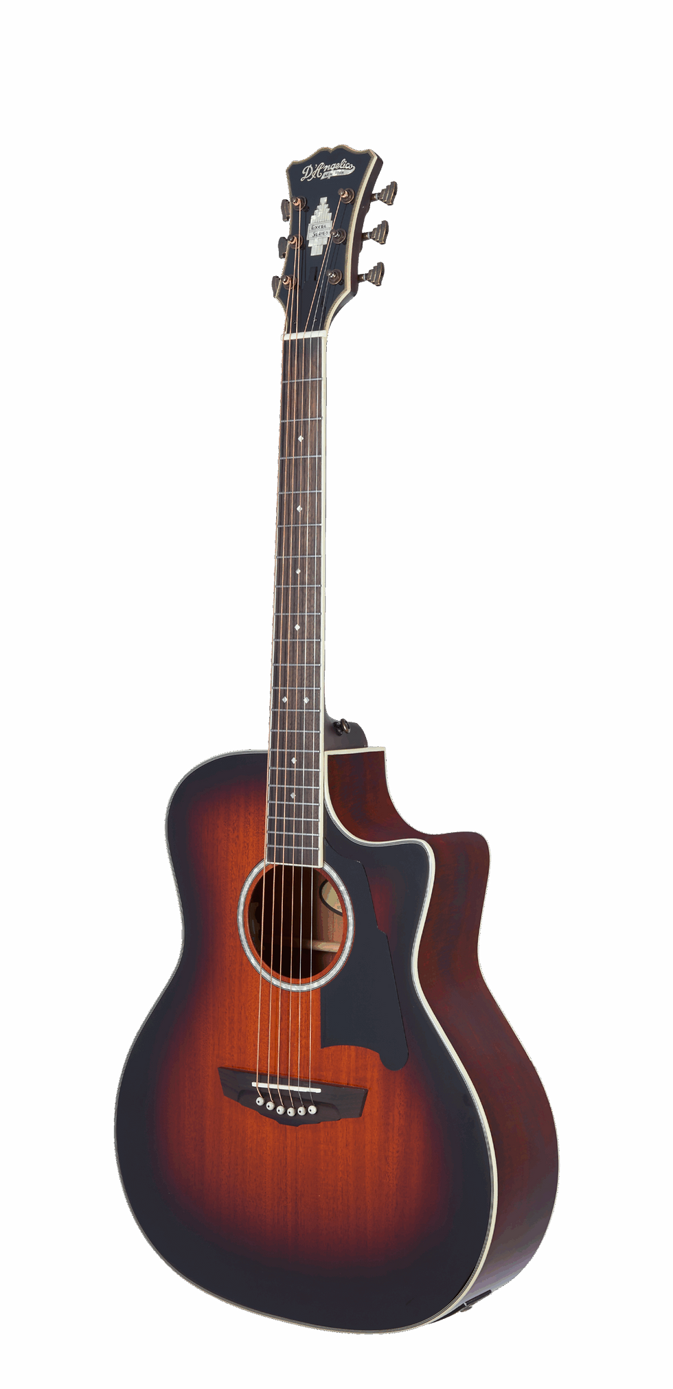 Miniature : D'ANGELICO Excel Gramercy Acajou burst
