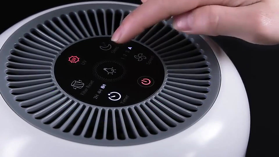 Thumbnail: Pii Tech Mini Smart Air Purifier with 3 Stage Filter, UV Sterilization, WiFi