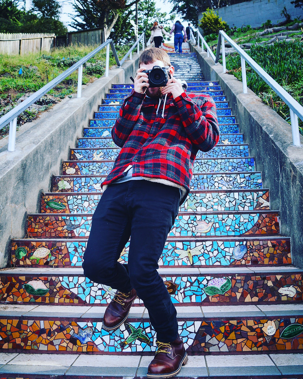 16th Street Tiled Steps