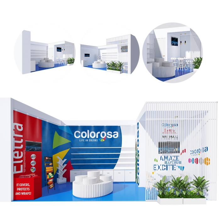 Stand fieristico Colorosa