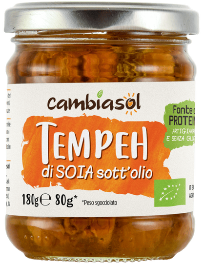 Tempeh di soia sott'olio