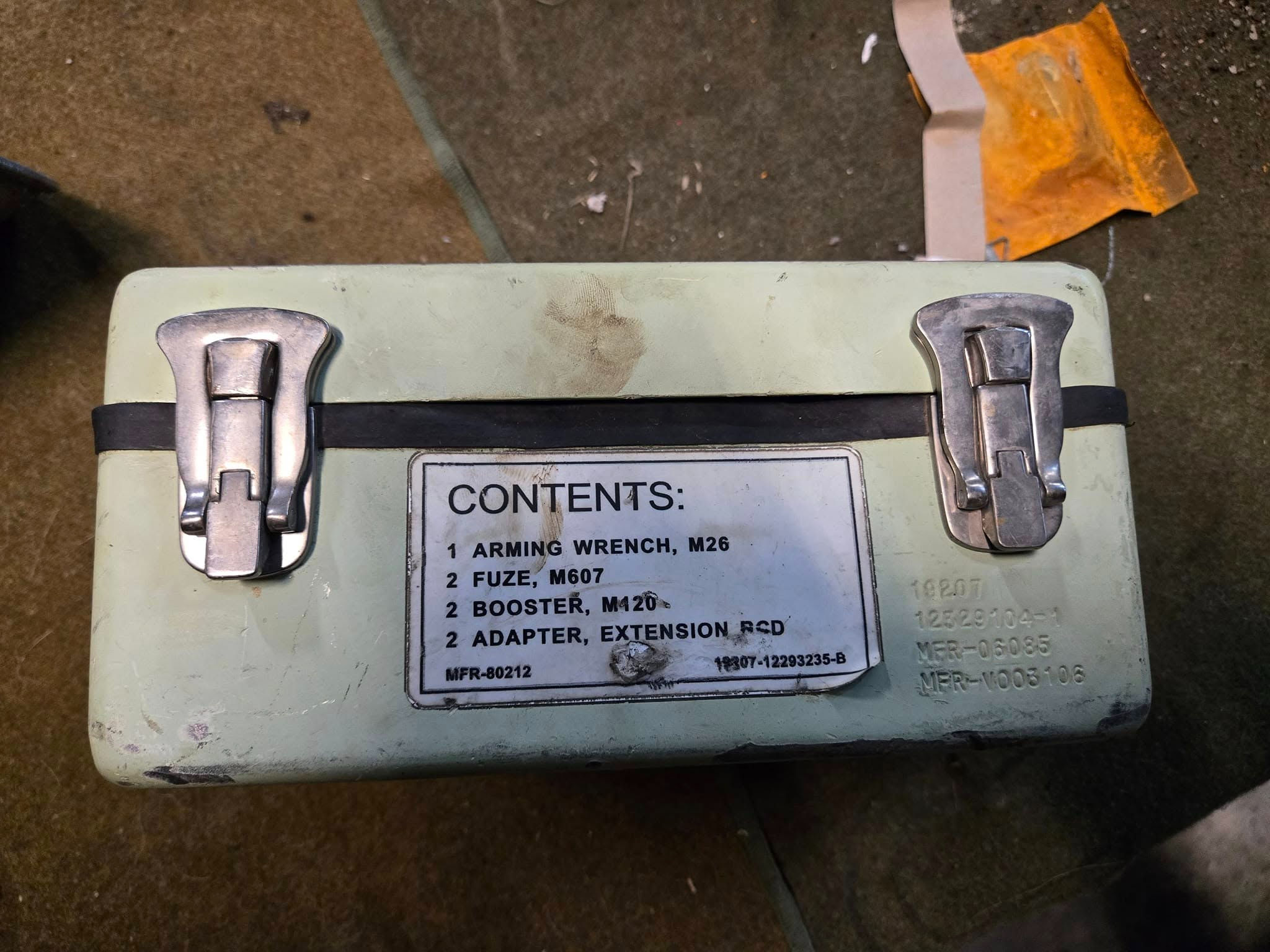 land mine arming box