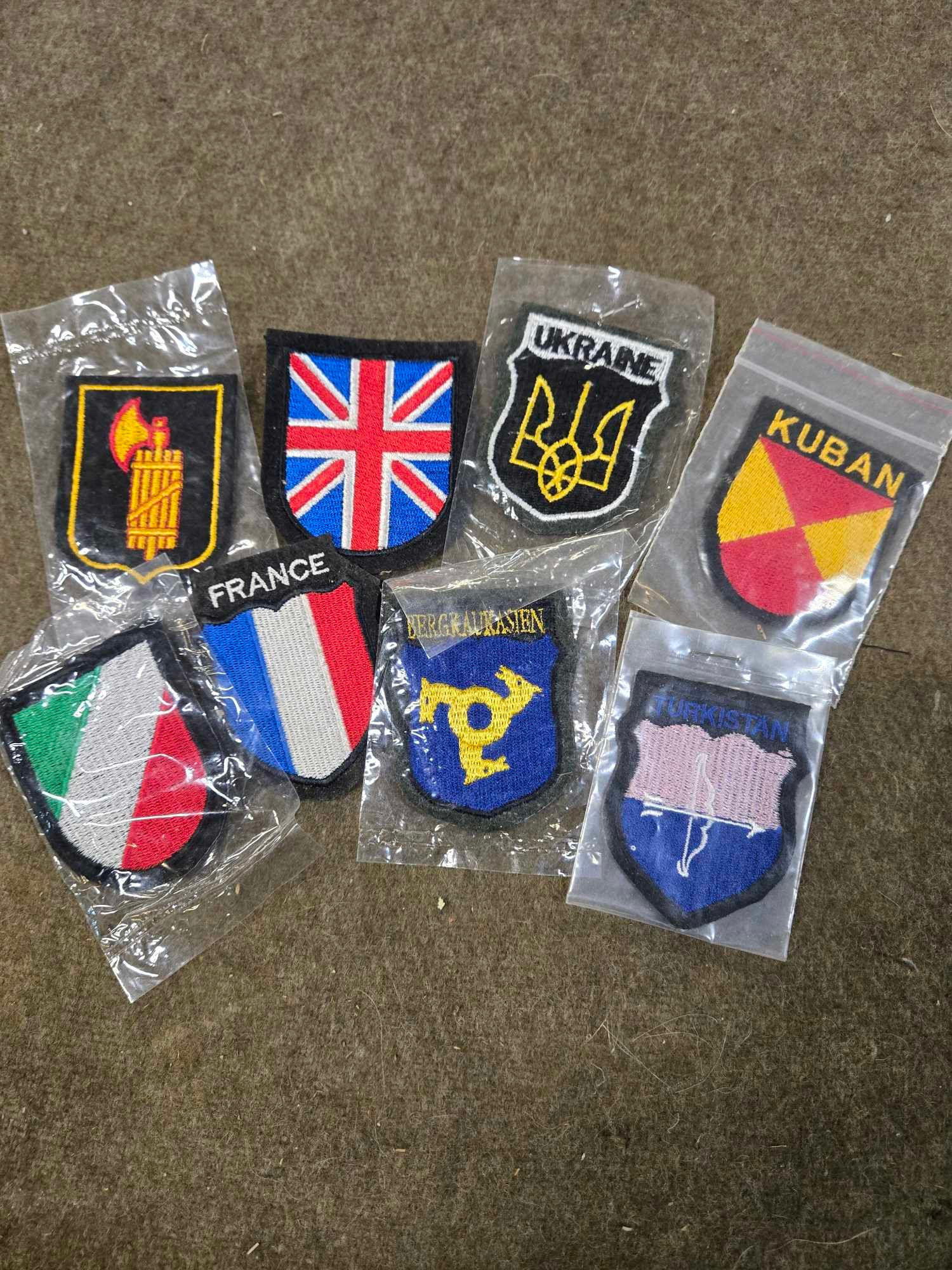 german WWII arm shields