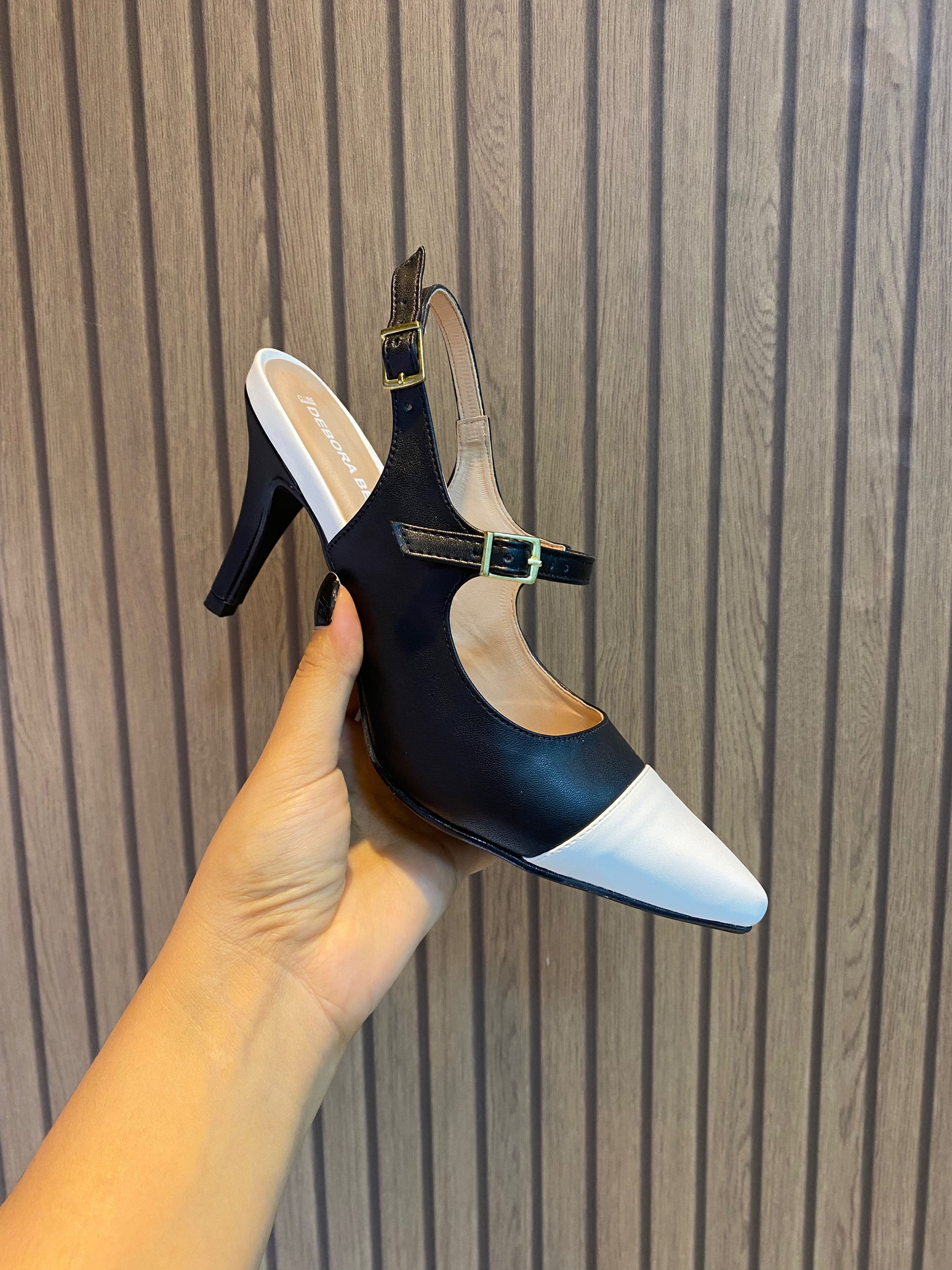 Chanel Preto/Branco Médio 