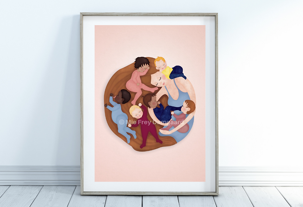 Babies Everywhere! A3 Poster