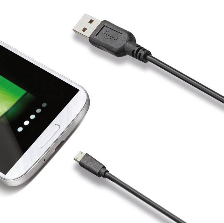 Celly USB - Micro USB USB kablo USB 2.0 USB A Micro-USB B Siyah