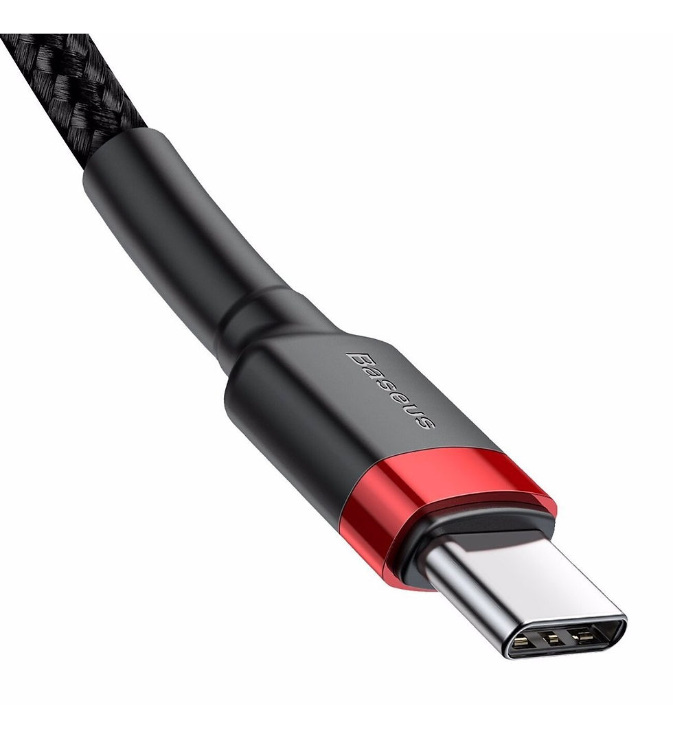 Küçük resim: Baseus Cafule CATKLF-H91 2 metre Type-C Hızlı Şarj Kablosu 3 amper 60 watt, Sıfı