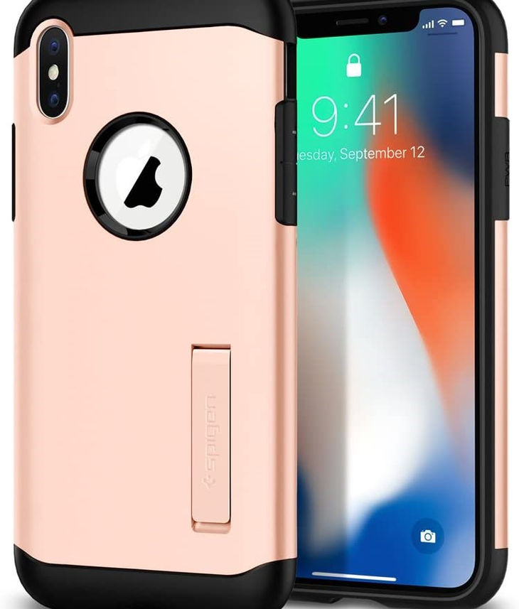 Spigen Apple iPhone XS / iPhone X Kılıf Slim Armor 057CS22140 , Sıfır