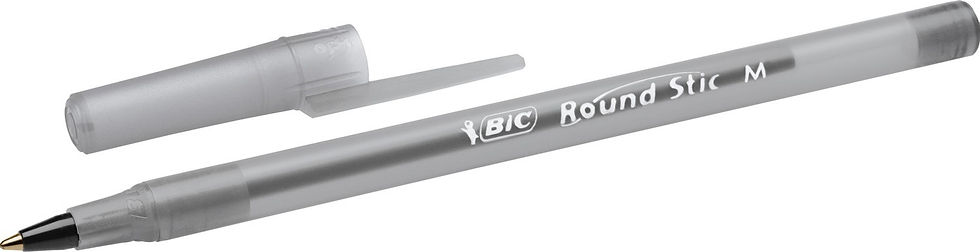 Küçük resim: Bic Round Stic Tükenmez Kalem Siyah 60'Lı Kutu,Sıfır