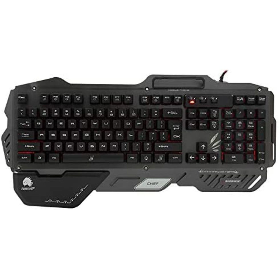 Rampage Chief Siyah Usb Gaming Us Layout Multimedia Klavye