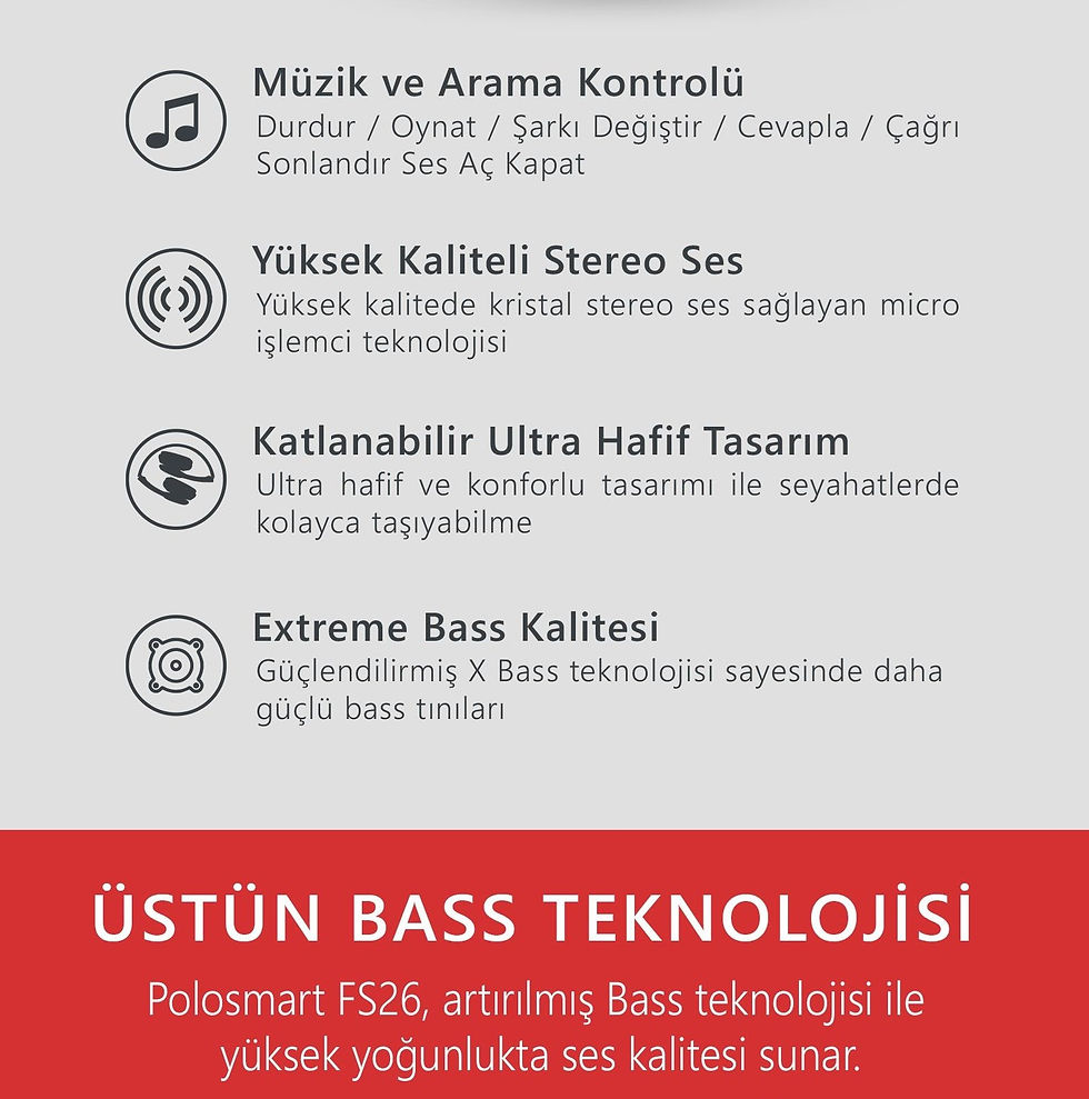 Thumbnail: Polosmart FS26 Kulak Üstü Oyuncu Kulaklığı