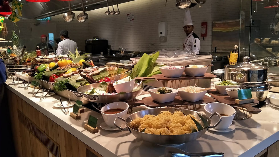 Breakfast Buffet at Haywood Senior Living in Medini, JB
