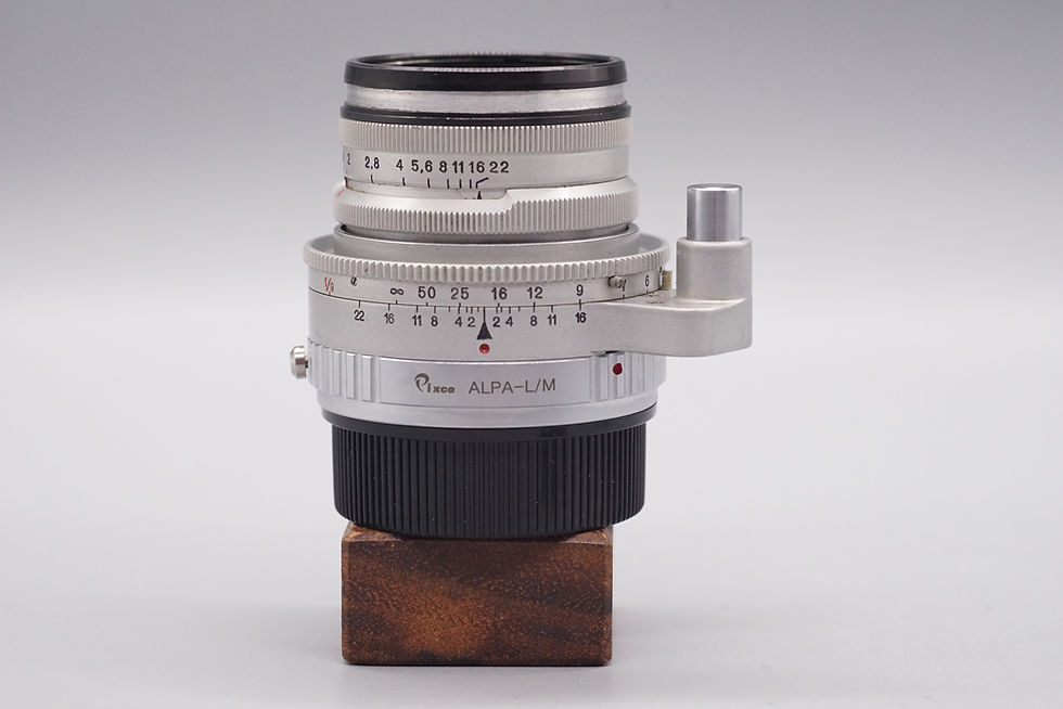 Thumbnail: Alpa Kern Switar 50mm f1.8 + Leica M RF Coupled Adapter