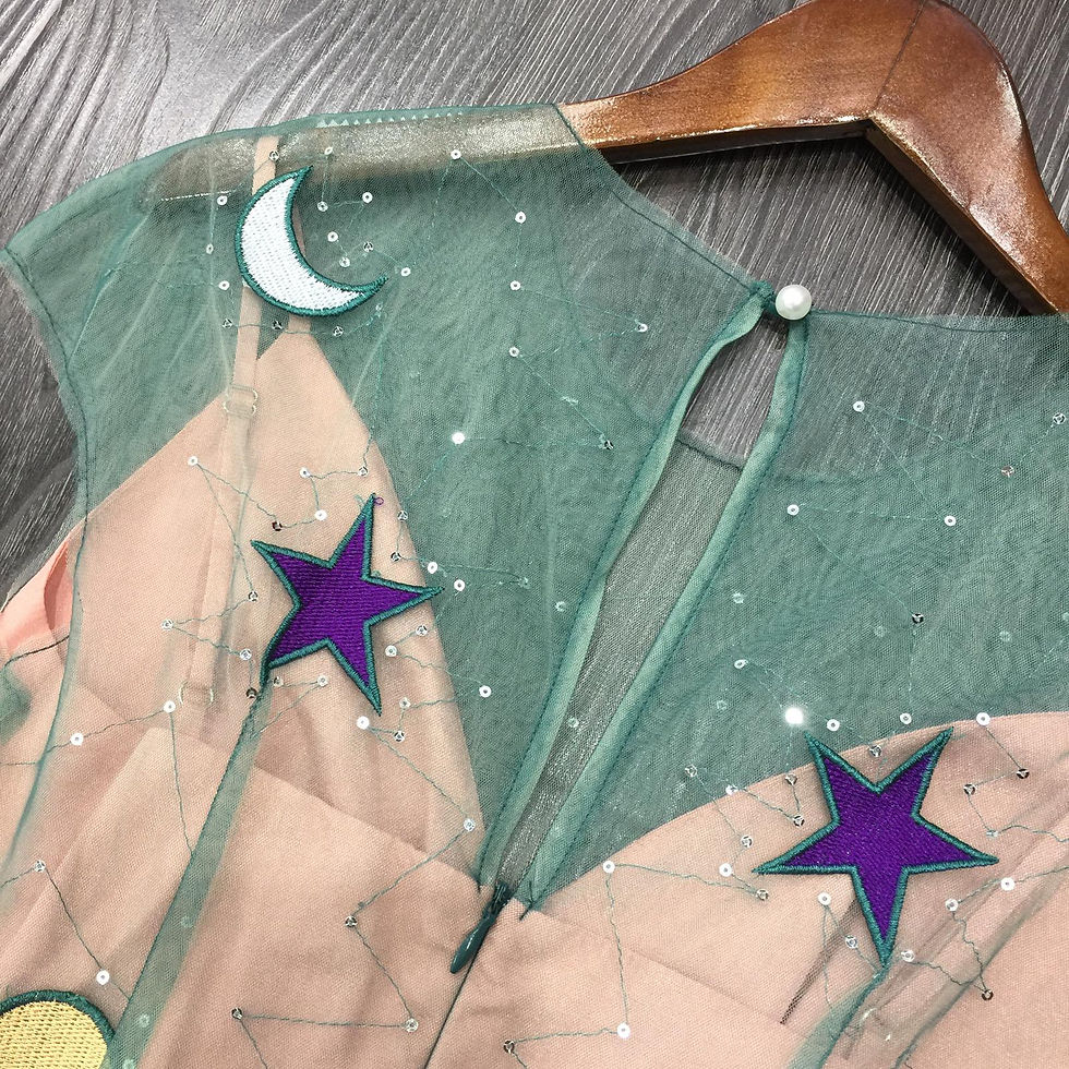 サムネイル： EMBROIDERYSTAR　TULLE　DRESS