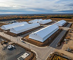 Tension fabric buildings supporting industrial or data center construction with workforce and equipment space