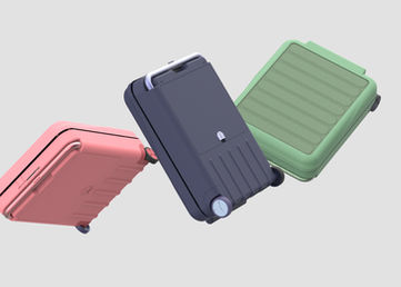 Foldable suitcase
