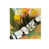 KSB Spring Trout Lilies mosaic 6”x6” $175.jpeg