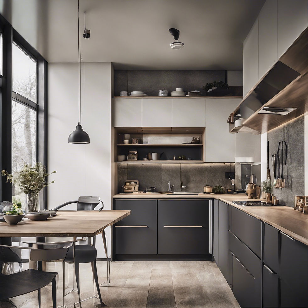 Modern kitchen renovation in Atlanta