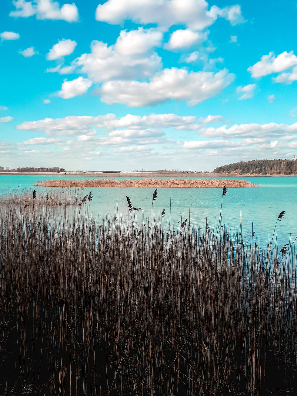 blue waters blue sky