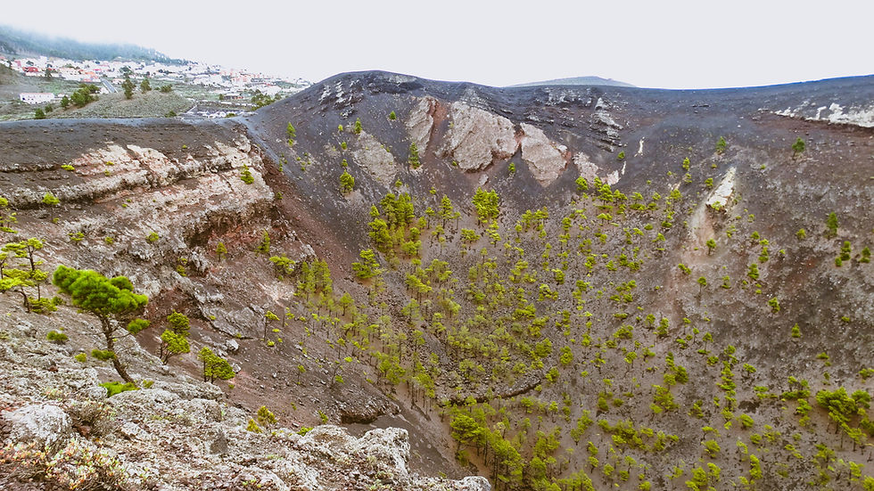 volcan crater