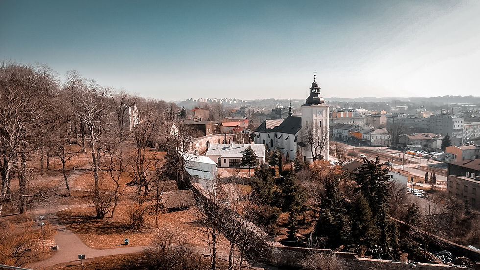 bedzin city and curch