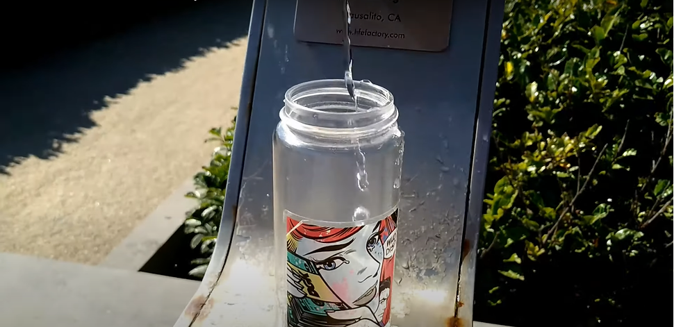 water bottle refill