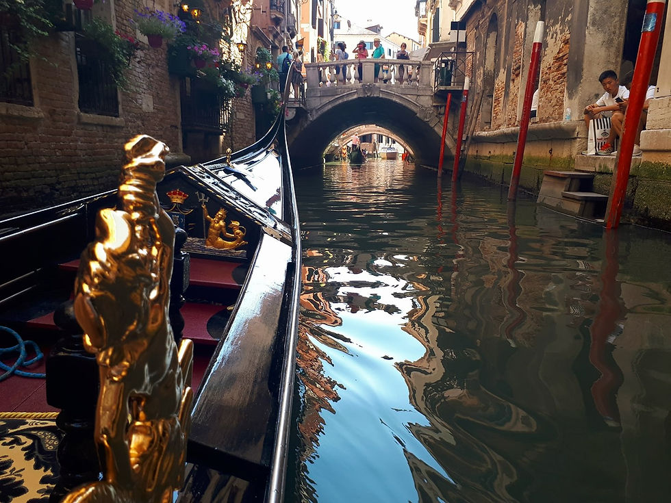 Venice canal gondola