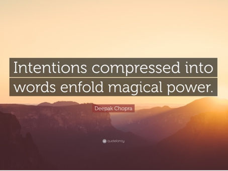 The Power of Intention and Meditation