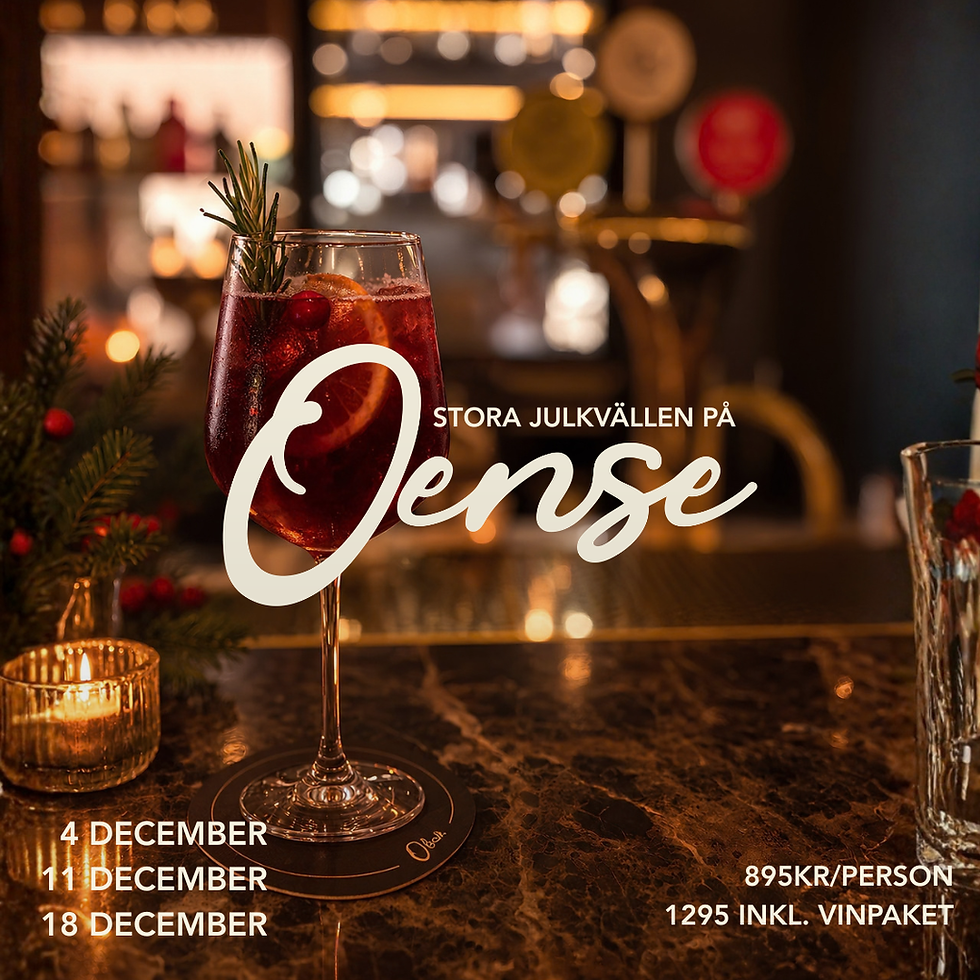 Stora julkvällen på Oense!