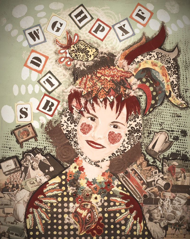 Collage of the author's mother