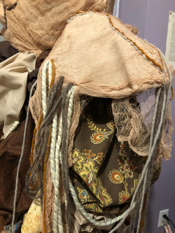 Handsewn dress - detail