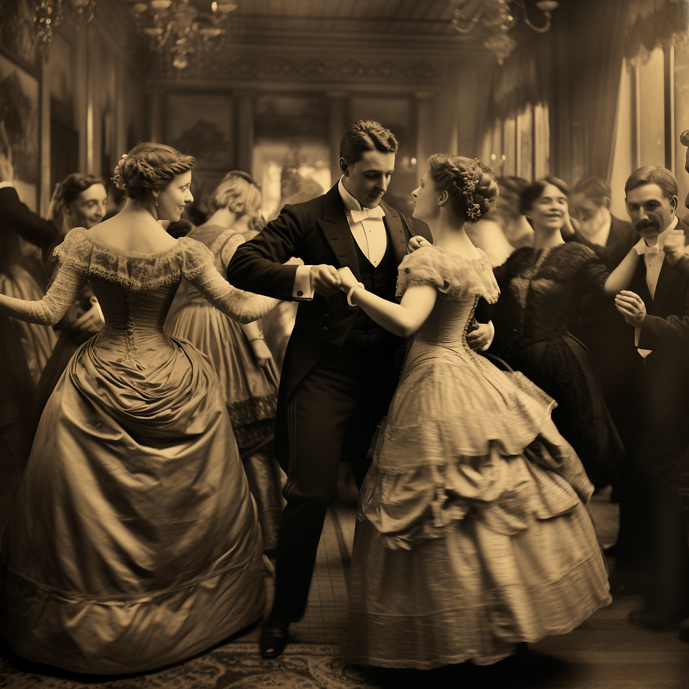 Victorian era ballroom dancing