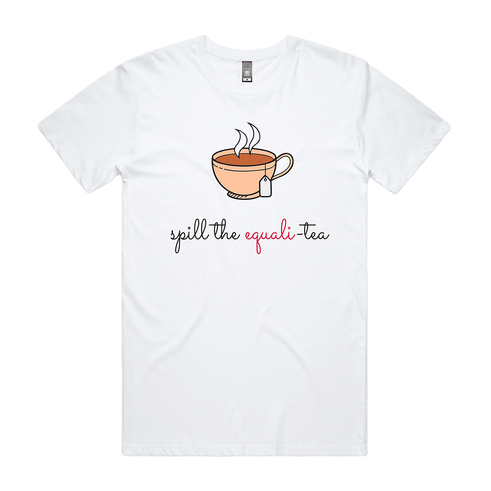 Thumbnail: Spill the Equal - Tea DTG Printed T Shirt Unisex