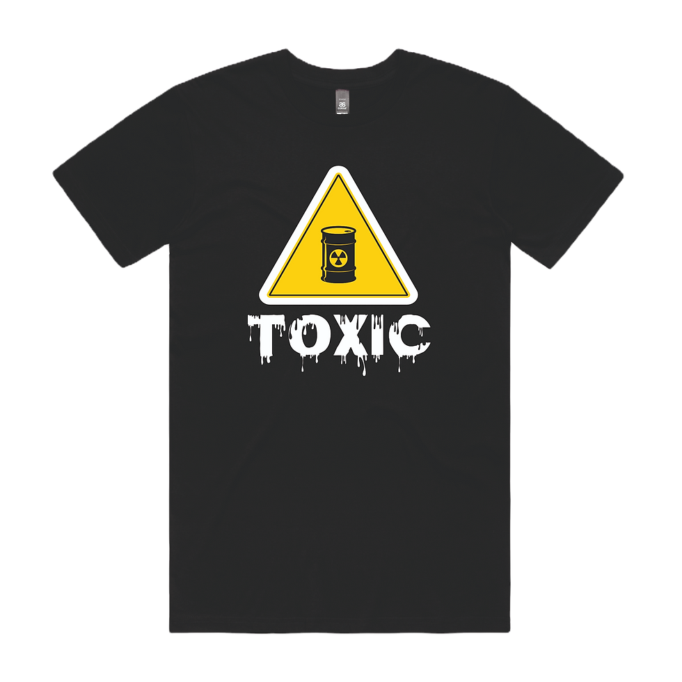 Thumbnail: Toxic DTG Printed T Shirt Unisex