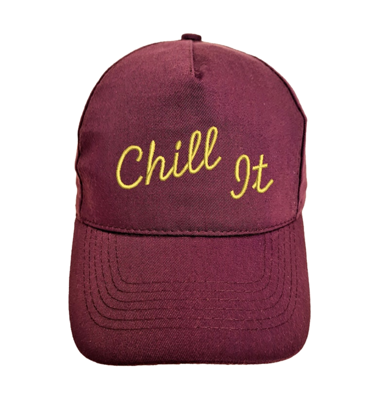 Thumbnail: Chill It Embroidered Baseball Cap Hat 1n 15 Colours