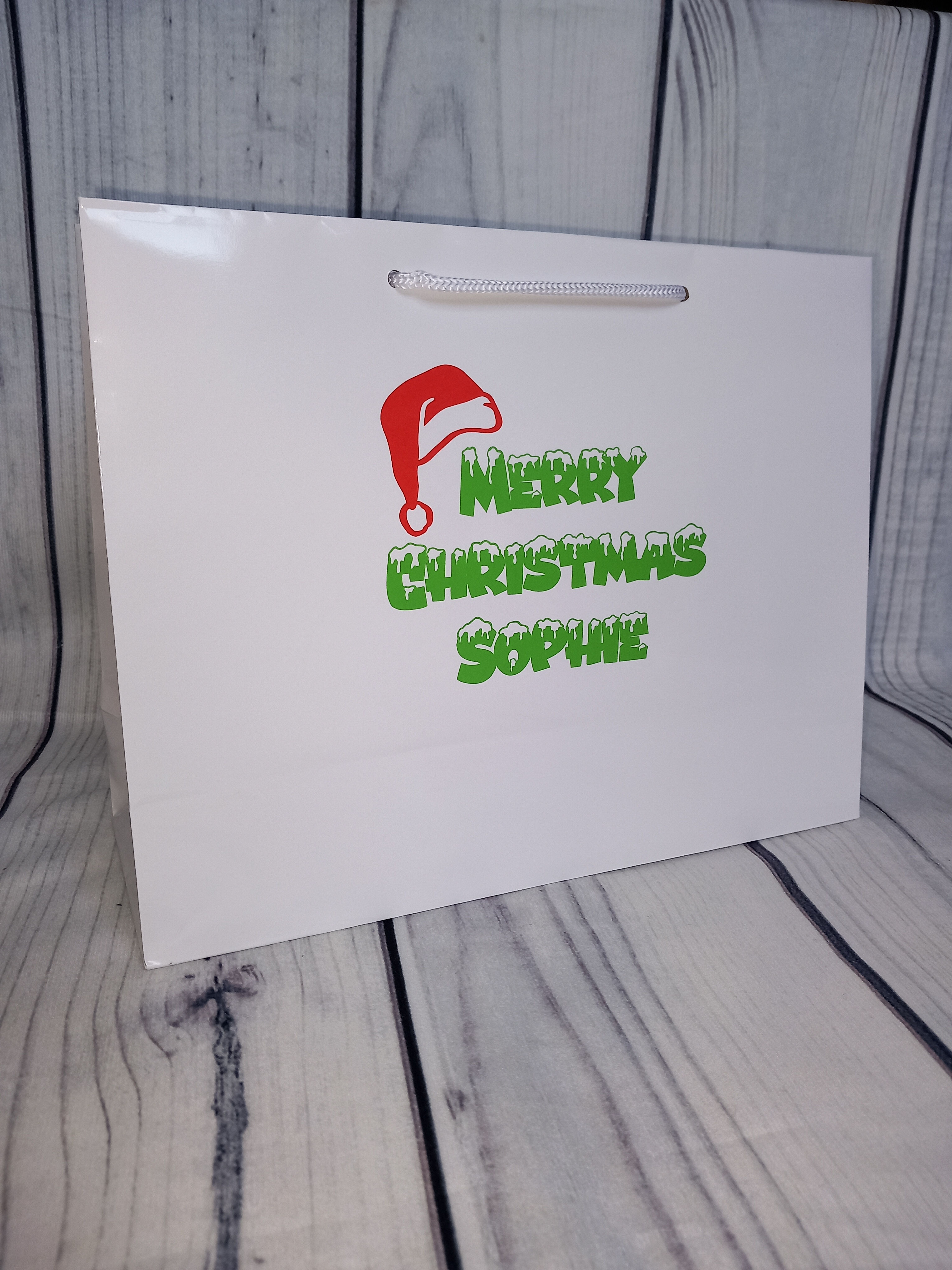 Personalised christmas Gift Bags