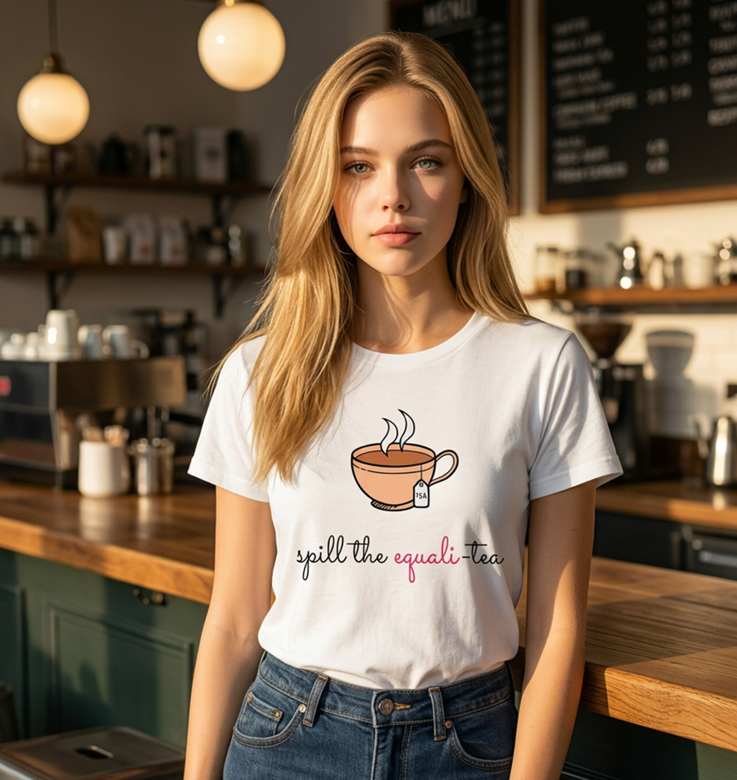 Spill the Equal - Tea DTG Printed T Shirt Unisex