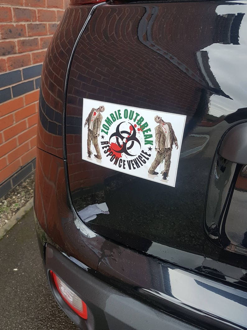 Thumbnail: Zombie Outbreak Responce Vehicle Vinyl Wall Car Sticker Decal