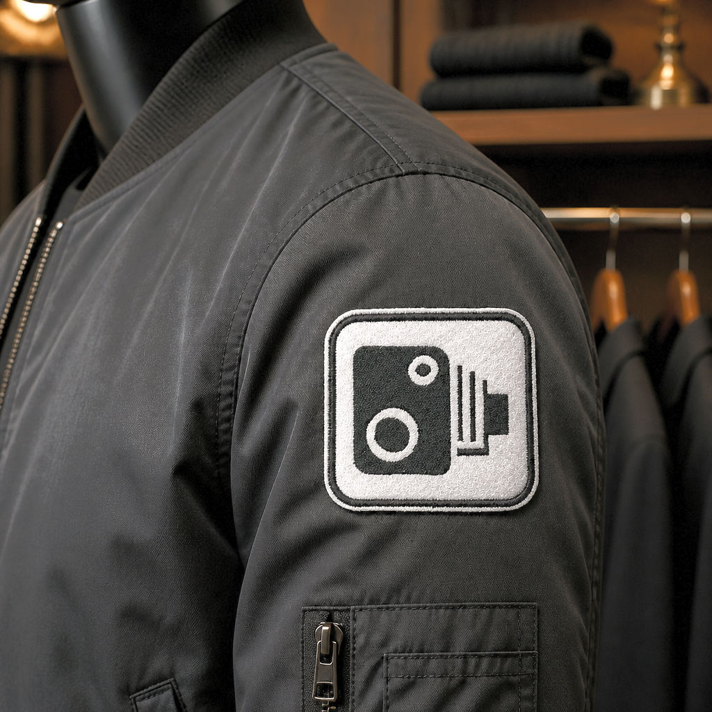 Speed Camara Sign Embroidered Patch Badge Iron on or sew