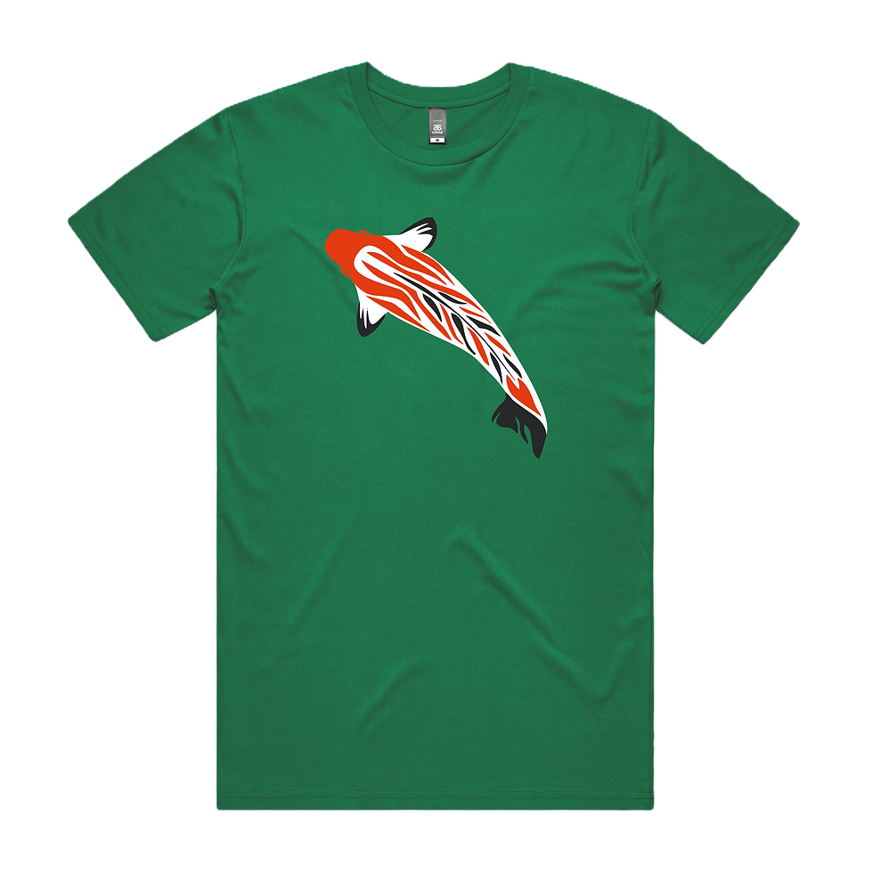 Thumbnail: Koi Fish DTG Printed T Shirt Unisex