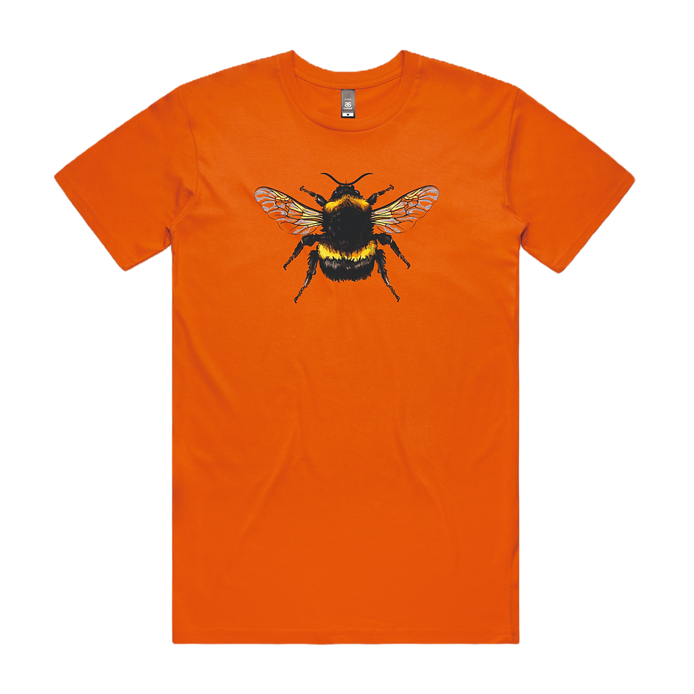 Thumbnail: Bumble Bee Printed DTG T-Shirt Unisex
