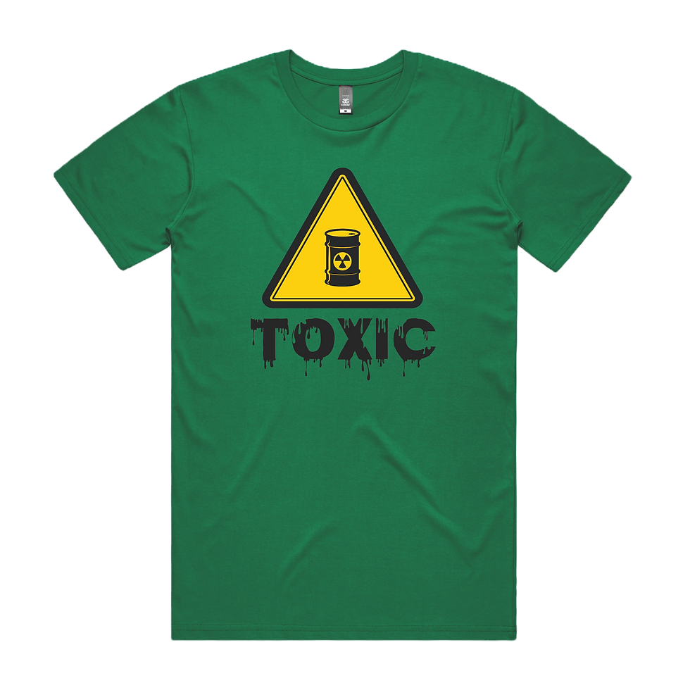 Thumbnail: Toxic DTG Printed T Shirt Unisex